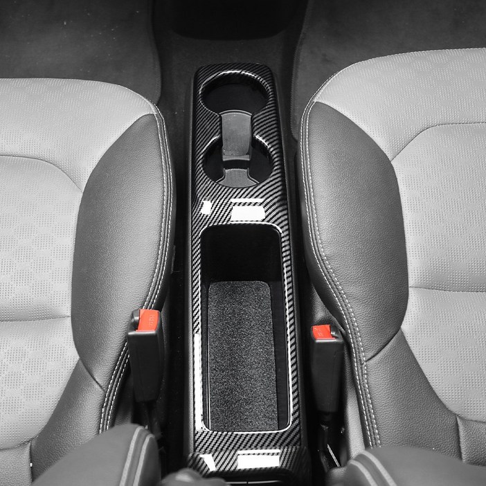 카스타 호환 더뉴 레이 튜닝 2열송풍구 커버, 카본 1열컵홀더 1Pcs, 기타