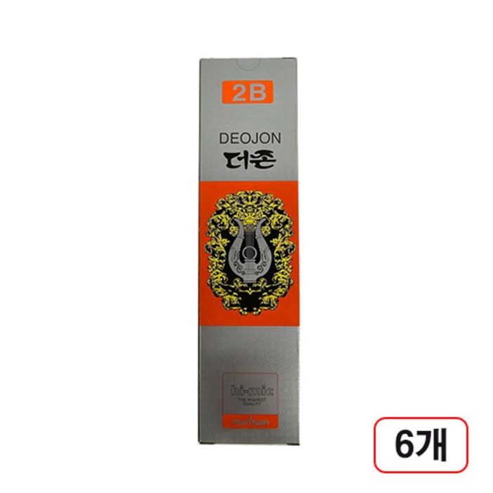 문화)더존연필(2B)-다스(12개입), 6다스