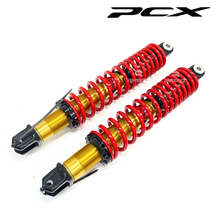 PCX125 160 YSS 리어쇼바 레드 좌우세트 DTG 플러스 튜닝 21년, 1세트