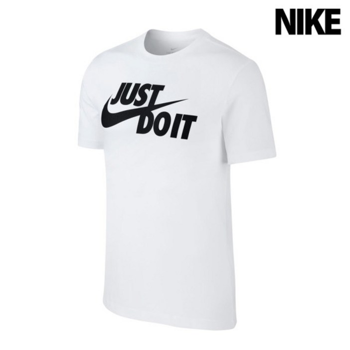 나이키 남성용 JUST DO IT 스우시 반팔티 AR5006-100 반팔