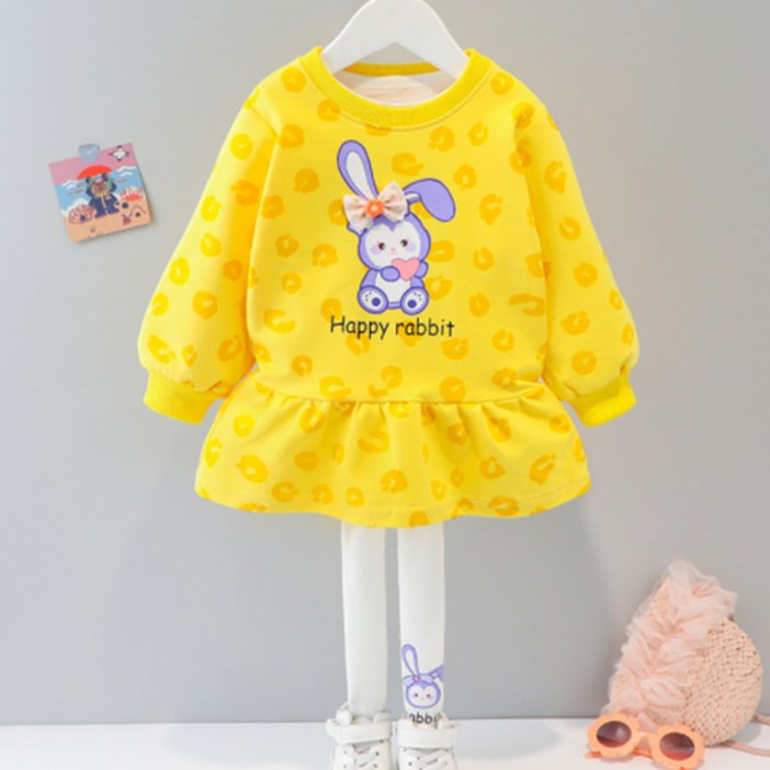 몽실이 레오래빗 롱티 여아 상하복 봄 긴팔 외출복