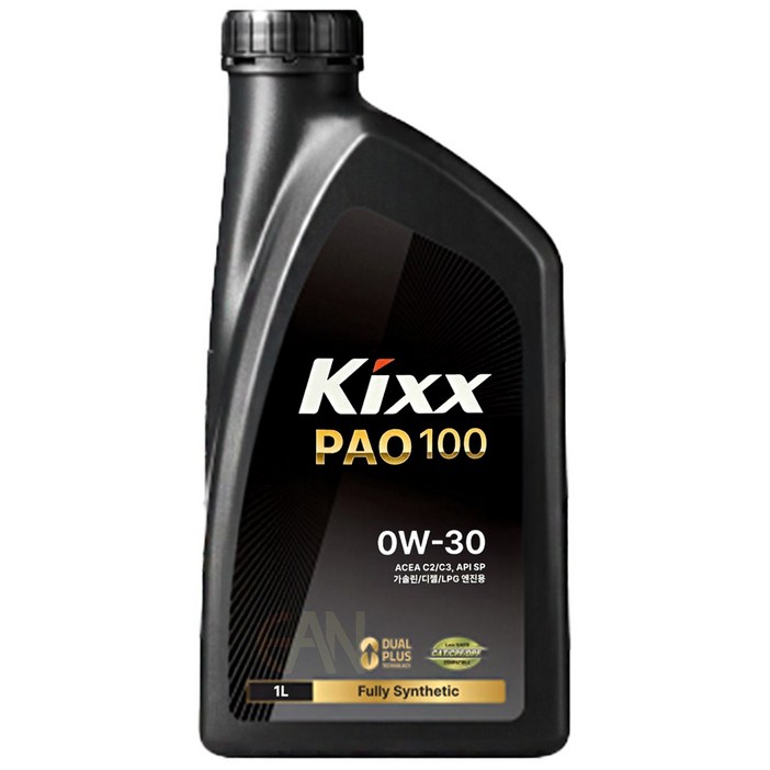 킥스파오 Kixx PAO 100구 PAO1 0W30 합성 가솔린 디젤 LPG 엔진오일, 0w30, 4개, 1L