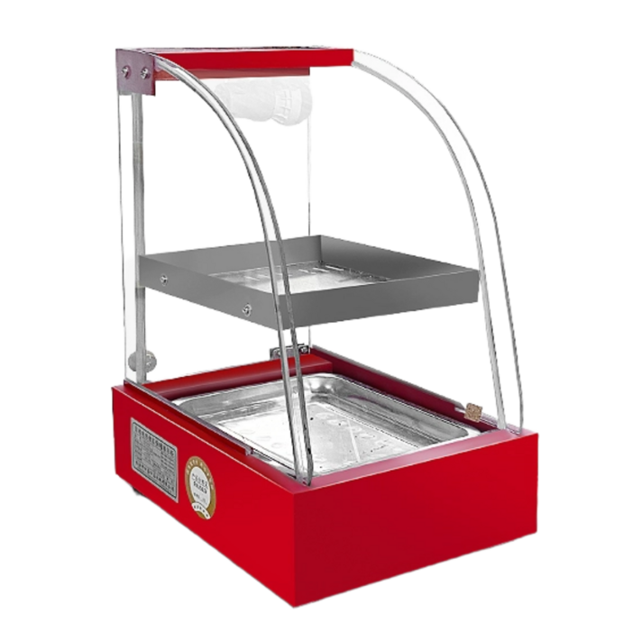 온기키친 업소용 온장고 쇼케이스 붕어빵 음식 음료 핫바 치킨 고구마 편의점 휴게소, 레드