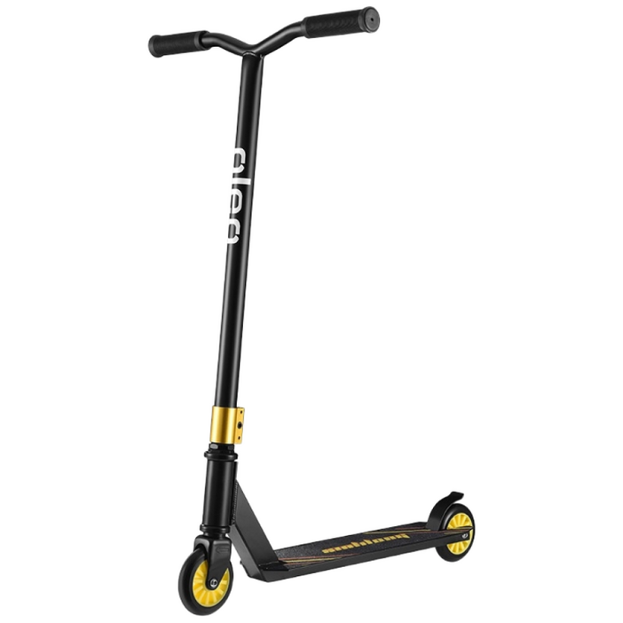 Zoomland 스턴트 스쿠터 360킥보드 묘기킥보드 어린이킥보드 초등학생킥보드, 블랙골드, 1개