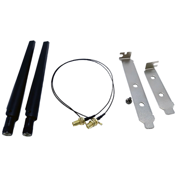 무선 와이파이 안테나세트 FENVI 6DBi 듀얼 M.2NGFF WiFi card Interface 타입, SMA to MHF4 안테나