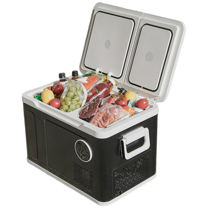 코오롱 공식판매 25년 신상 알피쿨 블랙에디션 캠핑냉장고 31L 코오롱 NK40 독립 냉장 냉동 2도어 듀얼도어 낚시 차박 화물 냉장고 냉동고, NK40, 혼합색상