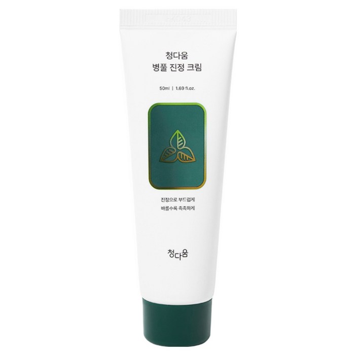 청다움 병풀크림 진정 쿨링 시카 고보습 수딩 트러블진정 수분크림, 4개, 50ml