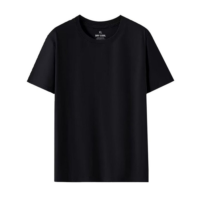 어니우니 남녀공용 기능성 쿨론 라운드 무지 반팔 티셔츠 3장 세트