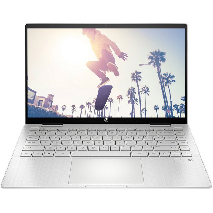 레노버노트북 HP 2022 파빌리온 x360 14, 512GB, Natural Silver, 14-ek0091TU, 코어i7, 16GB, WIN11 Home