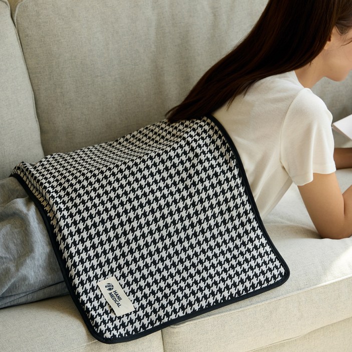 한일의료기 자가드 전기 온열찜질기 블랙 HP-3560B, 블랙, 노멀(60 x 35 cm)