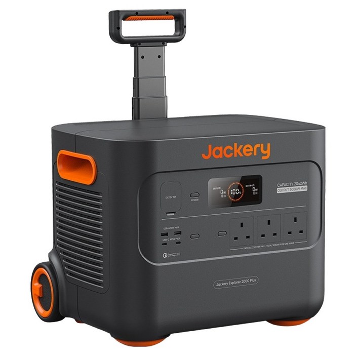 잭커리 Explorer 2000 Plus 인산철 올인원 파워뱅크 차박 캠핑용 단색 JE-2000C, 1개, 1개입