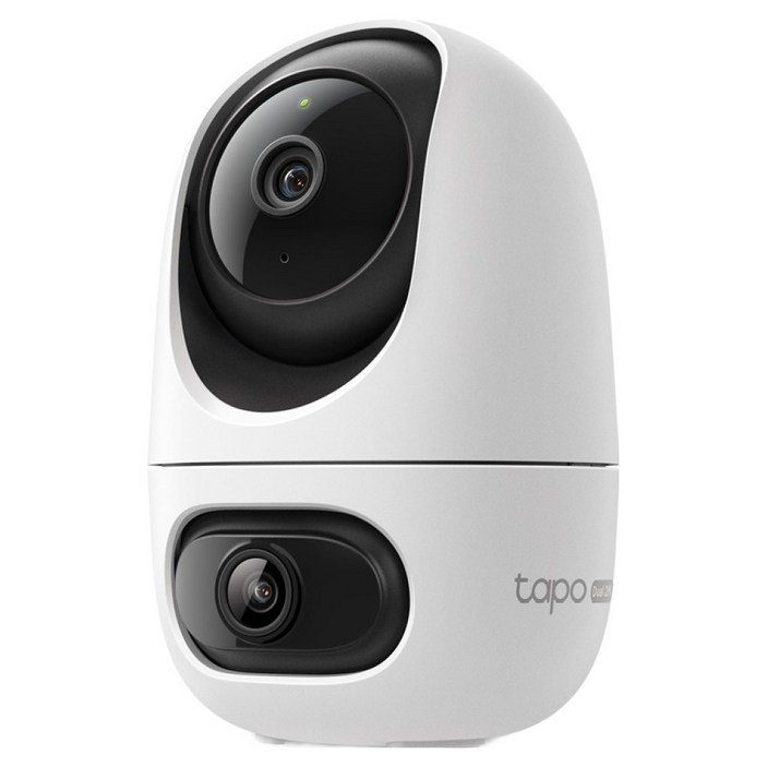 티피링크 2K 3백만화소 듀얼렌즈 고정형 회전형 Wi-Fi 보안 카메라 실내용, 1개, Tapo C245D