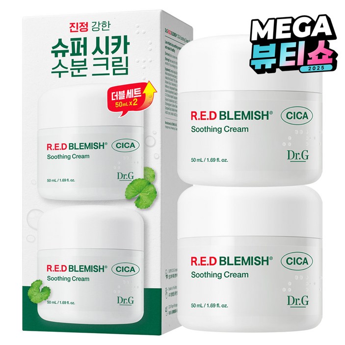 닥터지 레드 블레미쉬 시카 수딩 크림, 100ml, 1개