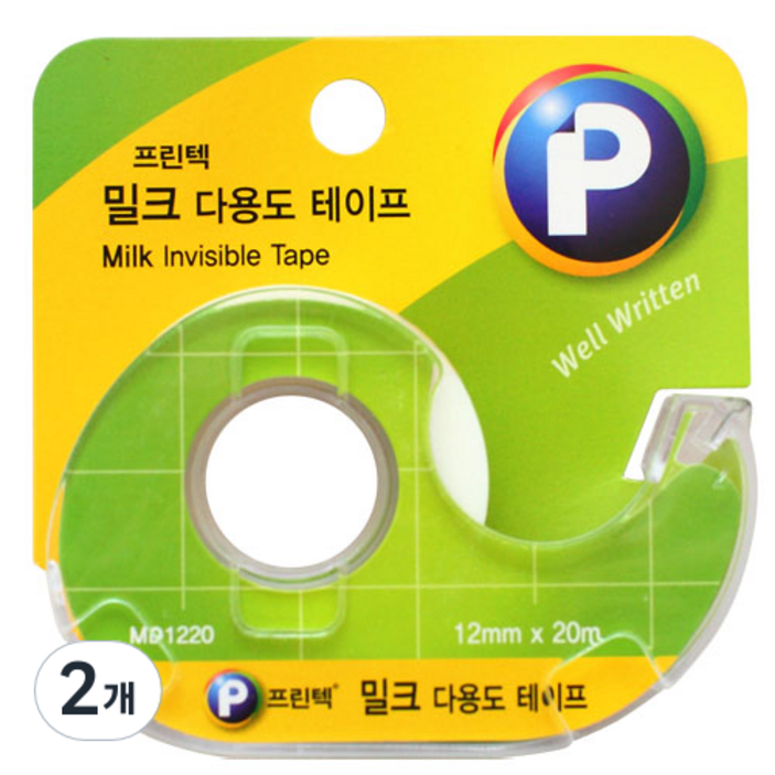 프린텍 밀크 다용도 테이프 12mm x 20m