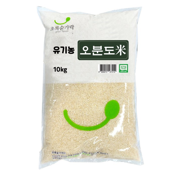 초록숟가락 유기농 오분도미, 1개, 10kg