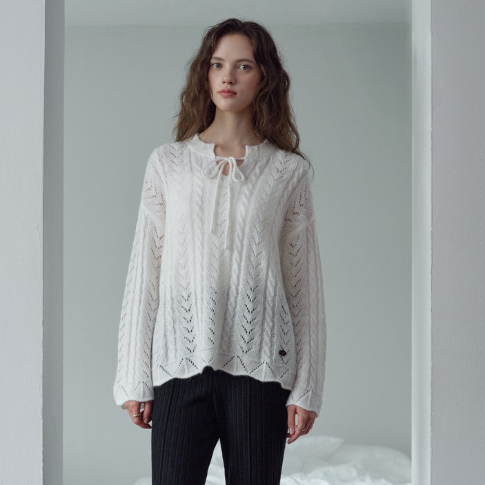 쥬시쥬디 여성용 스카시 케이블 니트 JZKT721E