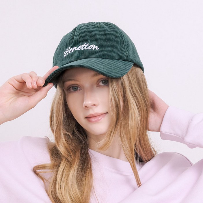 베네통 코듀로이 볼캡