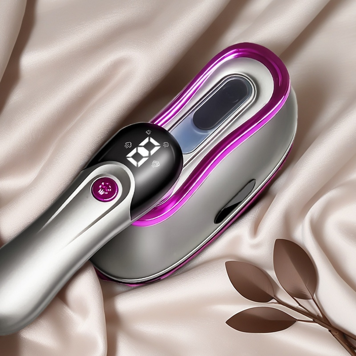 국내발송 RichMagic 200ml 대용량 휴대용 다리미 4가지 온도 조절, 그레이퍼플, KY-6016B-12