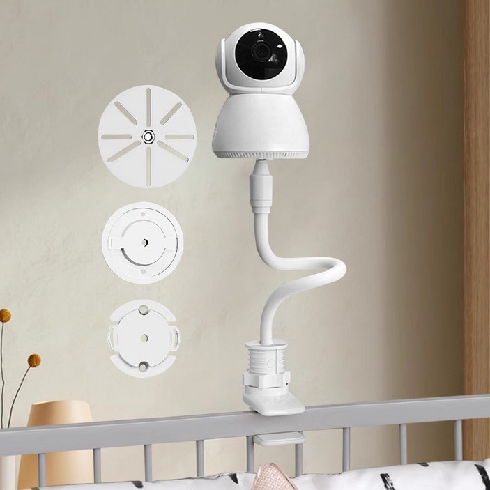 비상 자바라 클램프 무타공 각도조절 홈캠 CCTV 거치대