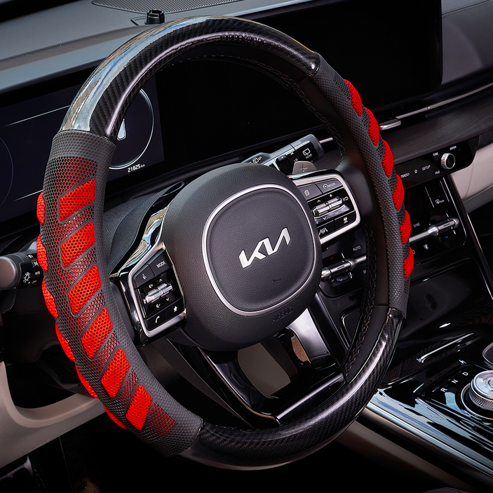 라움홈 카본 논슬립 차량용 핸들커버