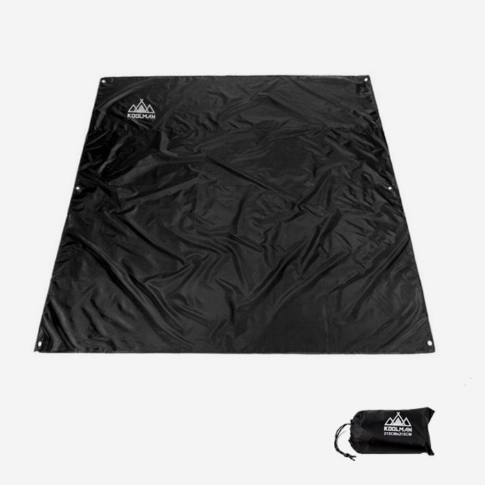 KOOLMAN쿨맨 경량 그라운드 텐트 방수포 Black KOOLMAN쿨맨 경량 그라운드 텐트 방수포 Black