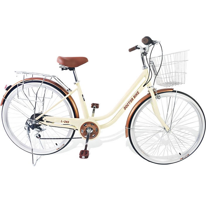 닥터바이크 2024년형 시마노 7단 스틸 프레임 생활용 자전거 60.96cm L24S