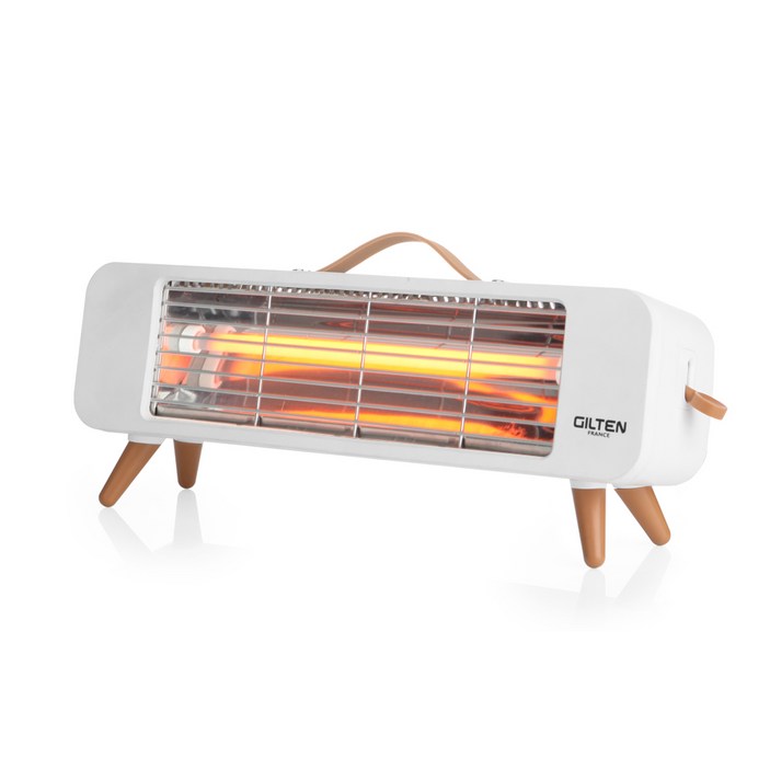 바닥 와이드 미니히터 / 발난로 발히터 미니난로 사무실히터, 화이트, GTH-1095W(화이트)