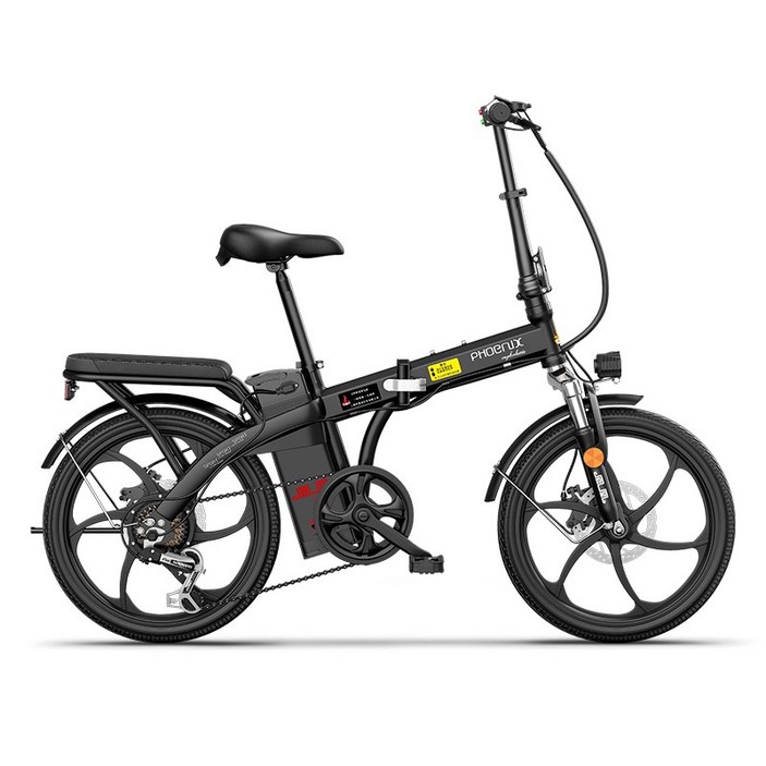 성인세발자전거 시티벨로 20인치 전기자전거 접이식 전기 미니벨로 6단변속 리튬배터리