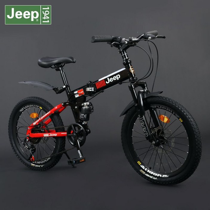 지프 JEEP 20인치 2218  접이식 산악 팻바이크 미니벨로 자전거 폴딩 출퇴근 클래식