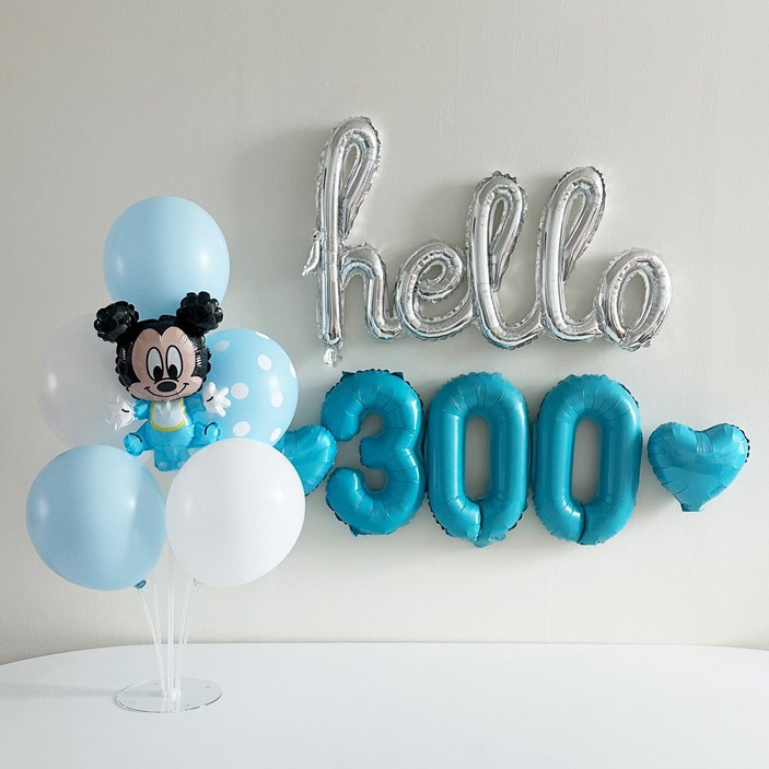 미키마우스 미니마우스 기념일 파티 풍선세트