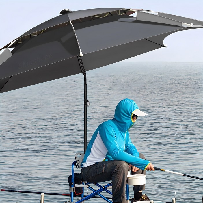 Shipshape 특대형 이층 꺽임 아웃도어 낚시 파라솔 초대형 우산면 2.6m 단열선 휴대가 간편하고 360도 조절 가능 야영하다 파라솔 Shipshape 특대형 이층 꺽임 아웃도어 낚시 파라솔 초대형 우산면 2.6m 단열선 휴대가 간편하고 360도 조절 가능 야영하다 파라솔