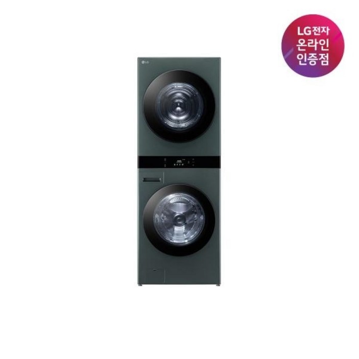 (LG전자) TROMM(트롬) 워시타워 오브제컬렉션 세탁25kg+건조21kg WL21GGN (네이처그린)