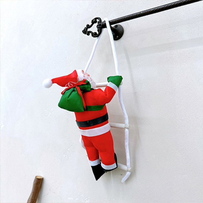왓위셀 사다리 타는 산타할아버지 크리스마스 장식, 1개