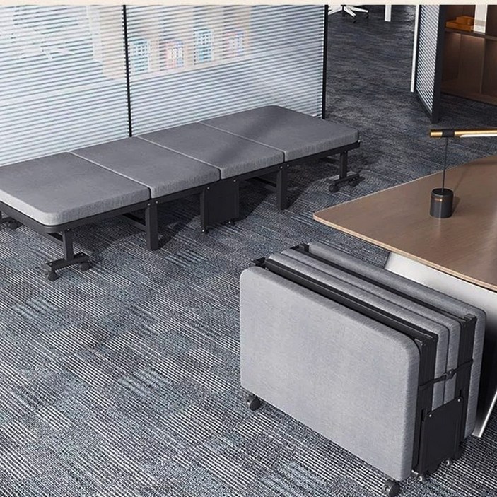 1인용 침대 사무실 낮잠 침대  간이 경량  1초 수납  캠핑 침대 접이식 침대