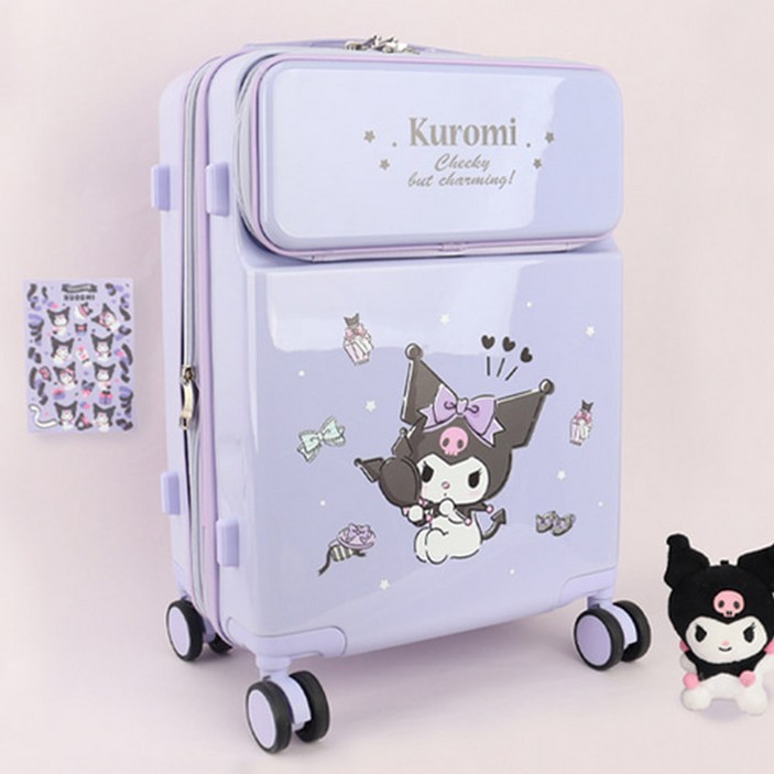 산리오 확장형 캐리어 홀리데이 여행용 오픈 하드캐리어 20인치 시나모롤 쿠로미 기내용 가방
