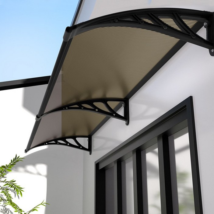 시스슈 고정어닝 캐노피 렉산 폴리카보네이트 테라스가림막 차양막 현관 창문 빗물막이 비가림  테라스 창문 렉산 처마 비가림 현관 주택 차양 비가리개