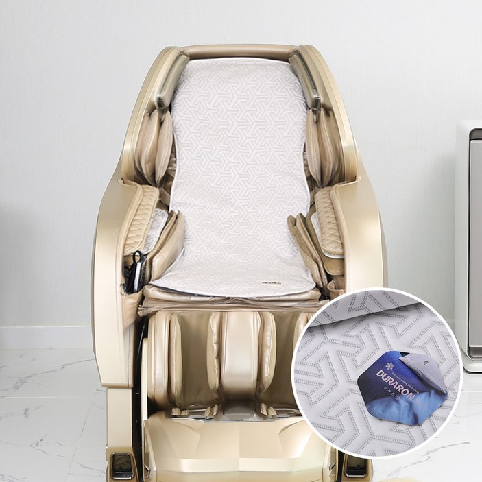 [국내제작100%] 맘네스트 안마의자 쿨냉감 커버 국내원단 듀라론 정품_ 쿨 패드 코지마 바디프랜드 휴테크 호환 시트 교체
