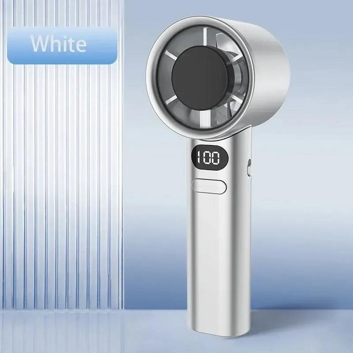 Xiaomi 2025 휴대용 핸드 팬 120 풍속 미니 Bladeless 헬드 USB 충전식 개인 고속