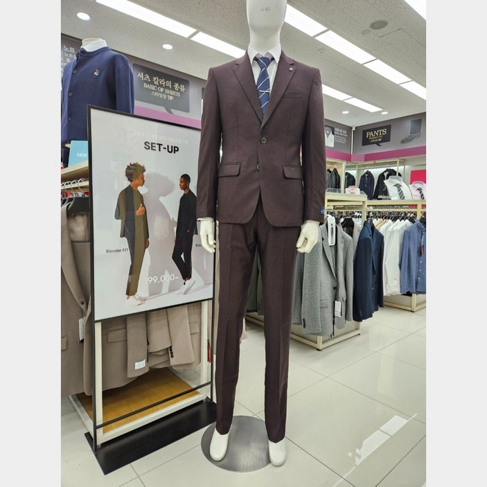 에스티코 SSJQD72SSA 정장세트 구매시 넥타이신사양말 증정