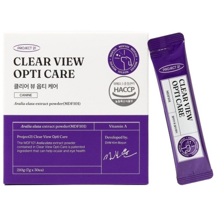 프로젝트21 강아지 영양제, 눈물개선눈건강, 1개