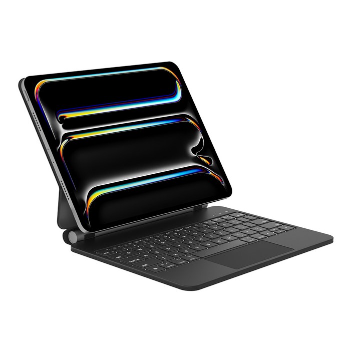니케 Magkeys 아이패드 매직 키보드 케이스, 블랙(한국어)