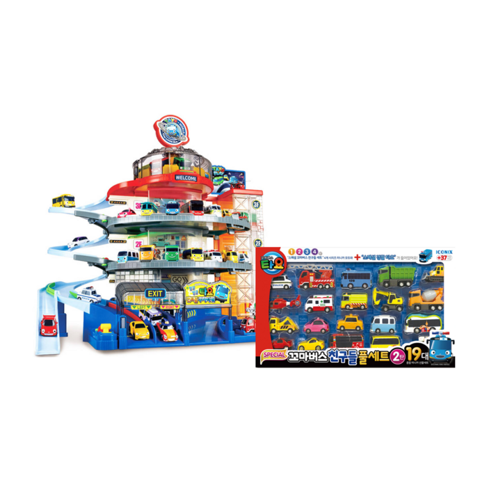 아이코닉스 타요 컨트롤 주차타워스페셜 미니카 풀세트2탄, 해당없음해당없음, 1개