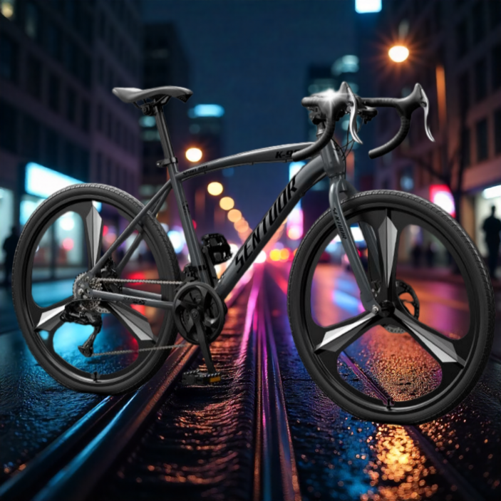 노르아 로드자전거 트랙자전거 사이클 자전거추천 로드추천 그래블 그래블자전거, 1개, 168cm, 나이트 그레이