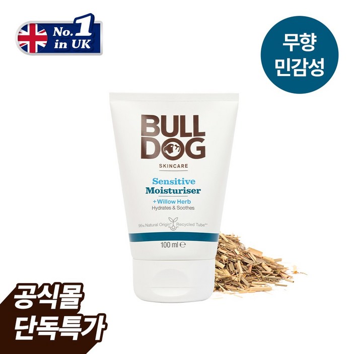 불독 센서티브 모이스처라이저 민감성피부용 남성 올인원 로션, 1개, 100ml