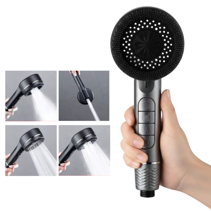 GACA 샤워기헤드 5단조절 온오프샤워기 수압상승 필터포함