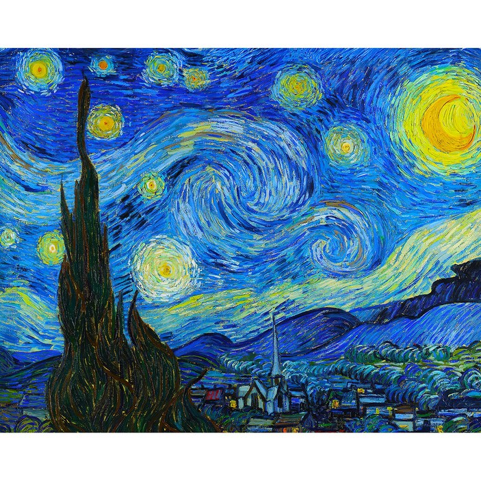 명화 인테리어 캔버스 그림 액자 고흐-별이 빛나는 밤