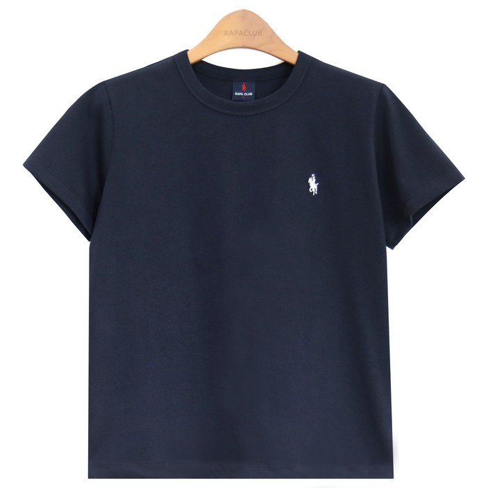 라파클럽 여성 레귤러핏 쿨링 라운드넥 반팔 티셔츠