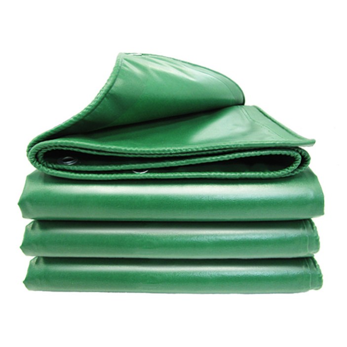 PVC 두꺼운 방수포 천막 방수포 고리형방수포화물차, 녹색