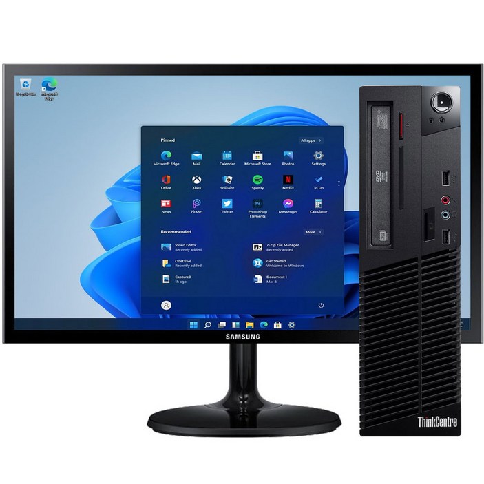 이거하나로 끝 레노버 M75 슬림 컴퓨터 풀세트사무 업무 게임용 슬림PC 풀세트 22LED 4세대 SSD240G 8G 윈10 이거하나로 끝 레노버 M75 슬림 컴퓨터 풀세트사무 업무 게임용 슬림PC 풀세트 22LED 4세대 SSD240G 8G 윈10