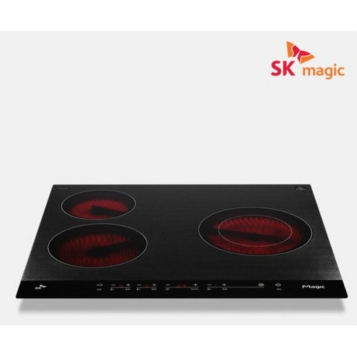 SK매직 하이라이트 3구 ERABT300 매립형 전기쿡탑 빌트인모든 용기 사용가능